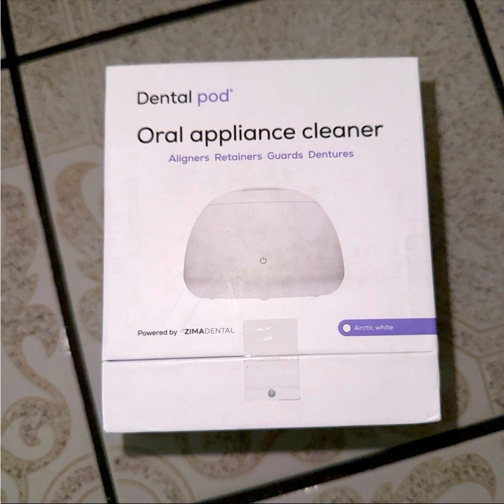 Zima Dental Dental Pod Ultrasonic Cleaning Machine in Arctic White
